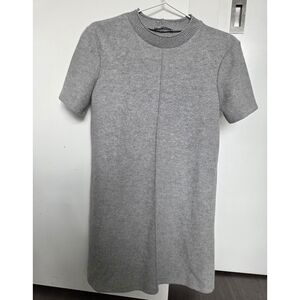 Zara Gray Short Sleeve Dress - New